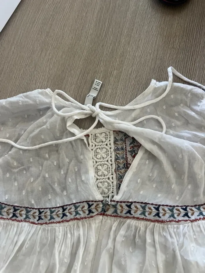 Superbe robe bohème chic - quasi neuve - Zara - taille S - photo numéro 2