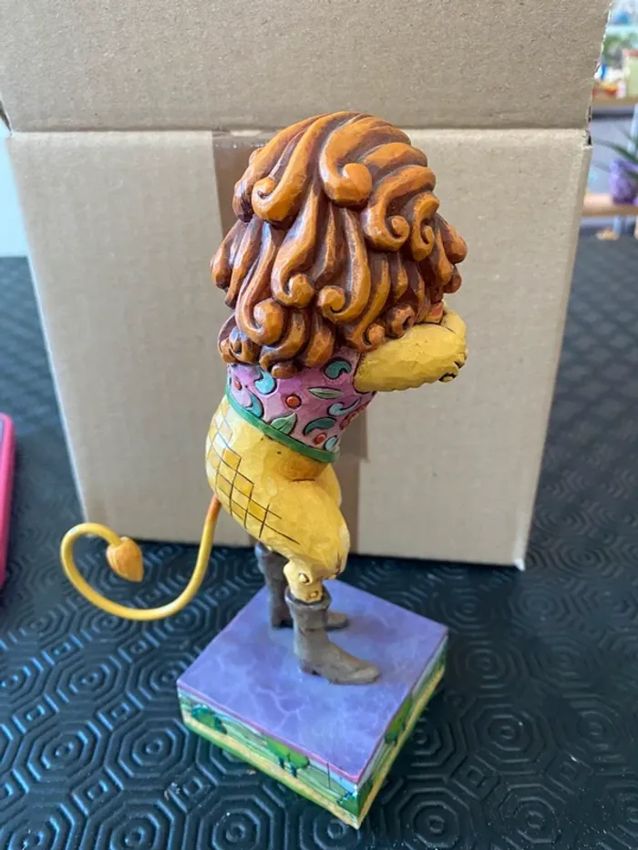 Figurine lion magicien d'oz disney traditions - photo numéro 4