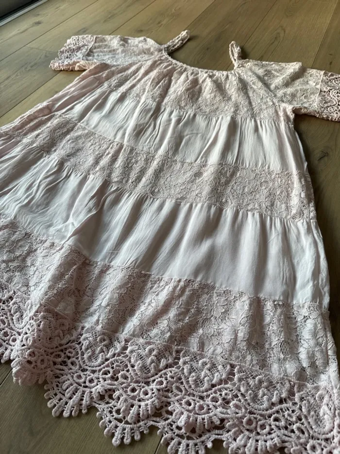 Robe femme dentelle rose - photo numéro 2
