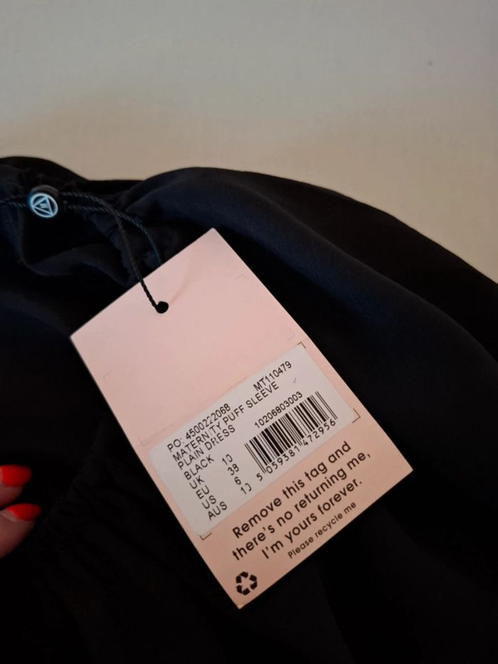 Petite robe noire fluide neuve Missguided taille S/M 36/38 - photo numéro 12