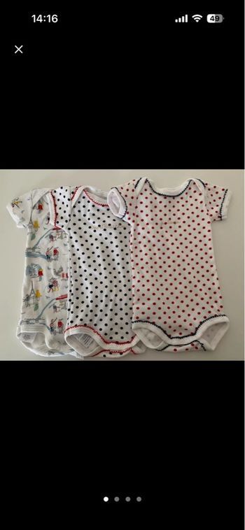 Lot bodies petit bateau 