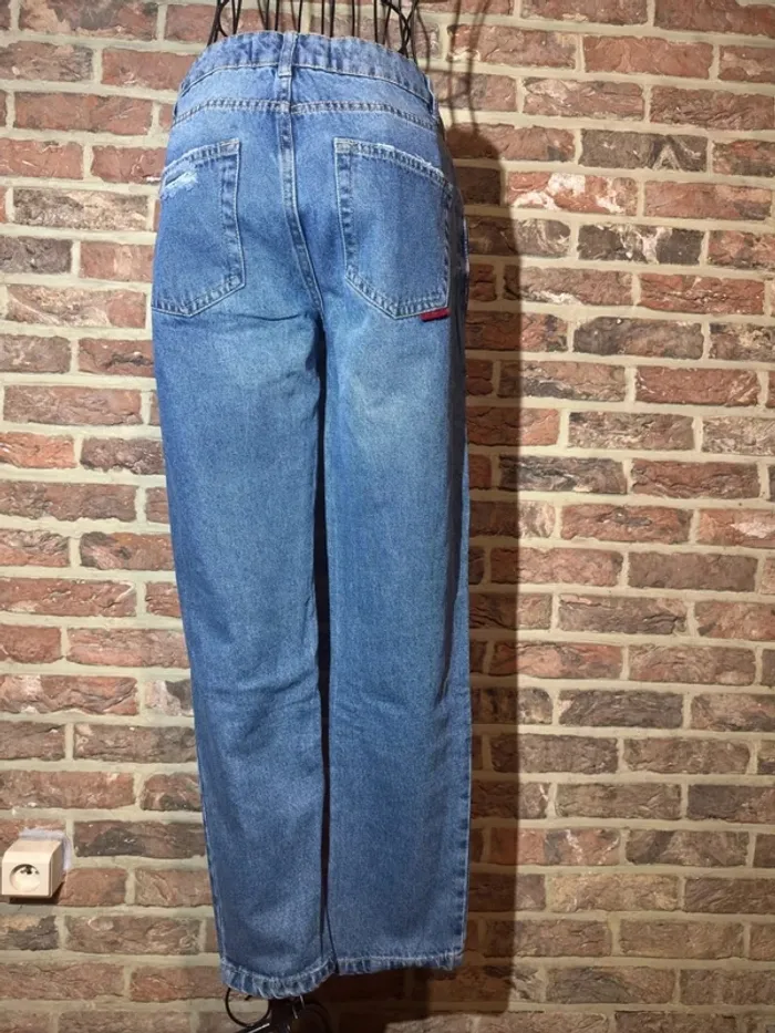 Jeans bleu à trous Jennyfer Taille XS / 34 - photo numéro 9