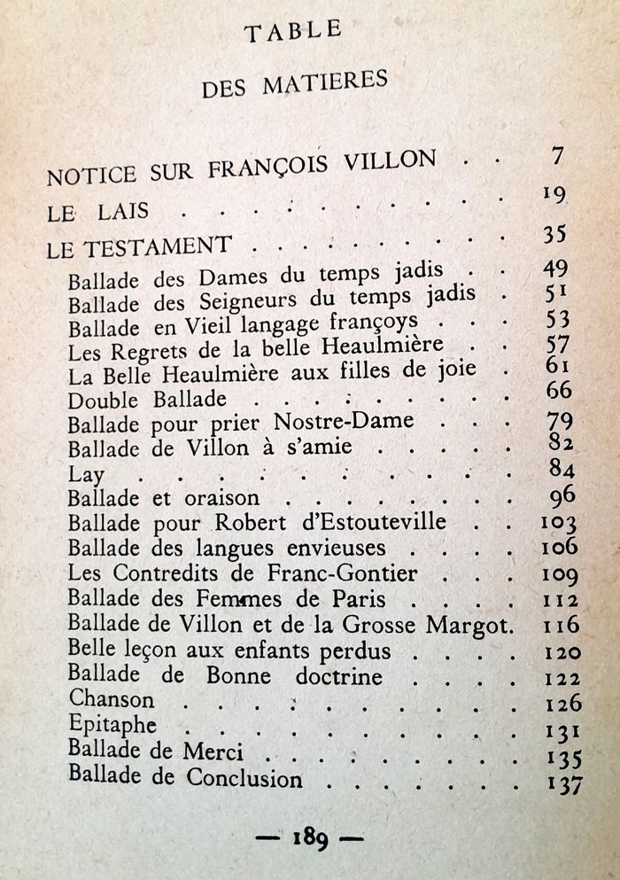 François Villon œuvres précédés d'une notice et suivies d'un glossaire - photo numéro 8