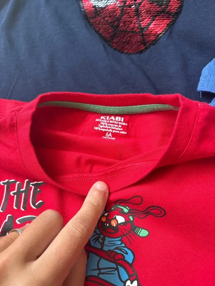 Lot tee shirt garcon ete 6 ans neuf - photo numéro 3