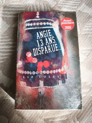 Livre Angie 13 ans disparue