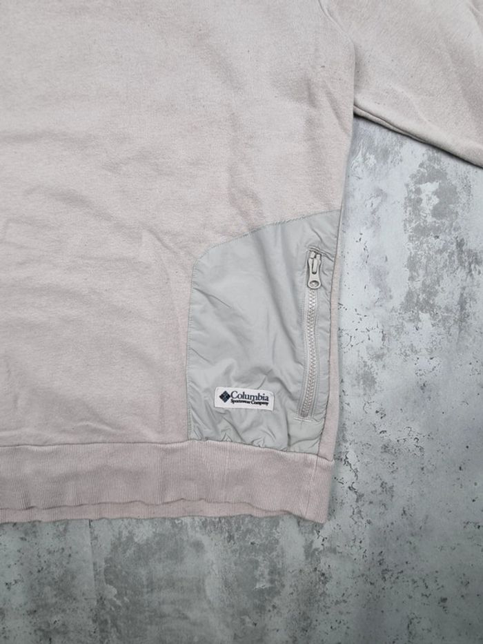 Sweat Columbia crème – Taille M Homme (mesures en photos) - photo numéro 5
