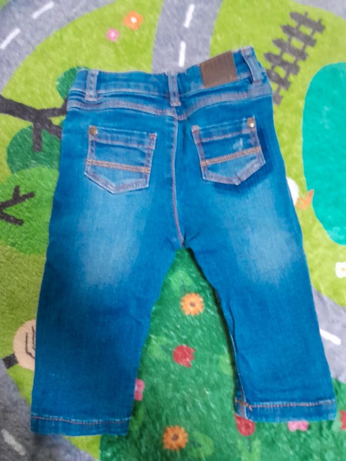 Jeans tape à l 😉 👦 6mois - photo numéro 4