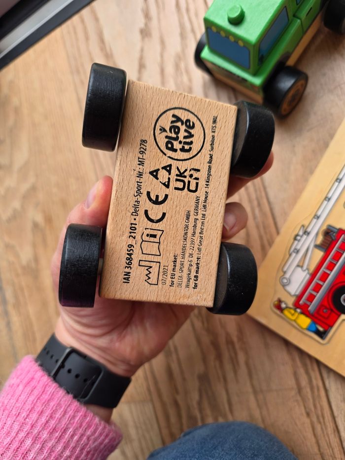 Jeu en bois puzzle voiture - photo numéro 8