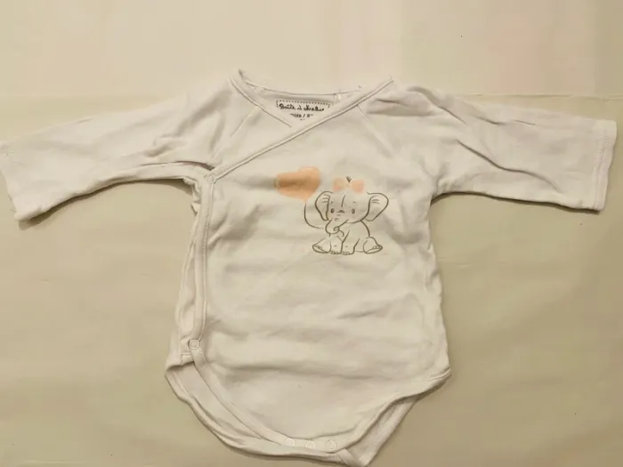 Lot 10 bodies manches longues fille 6 mois - photo numéro 6