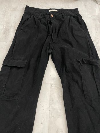 Pantalon cargo noir stradivarius