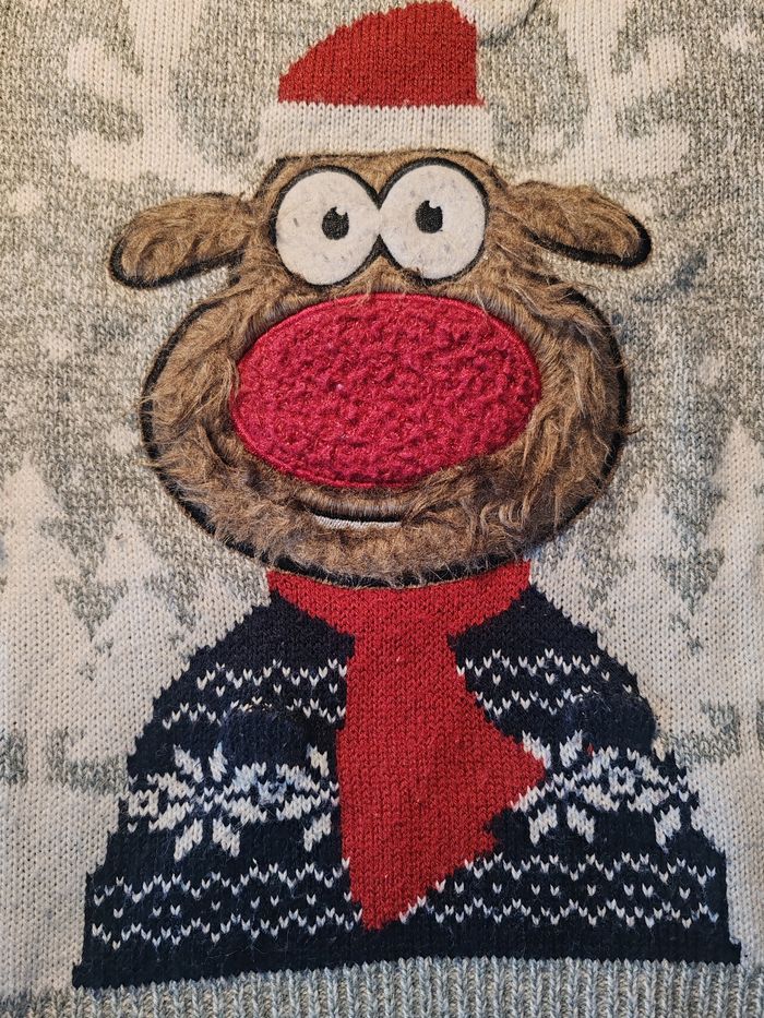 Pull clignotant noël - photo numéro 3