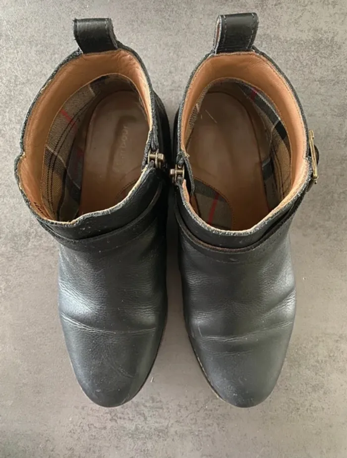 Boots cuir noir Jane Barbour taille 42 - photo numéro 2