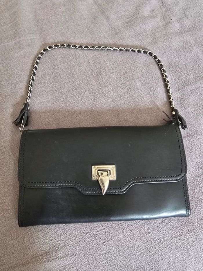 Sac à main ou compagnon cuir lisse 🍒Lancaster🍒