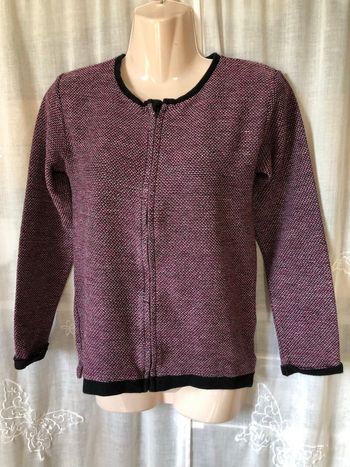 Gilet chiné Bordeaux 14 ans U essentiel