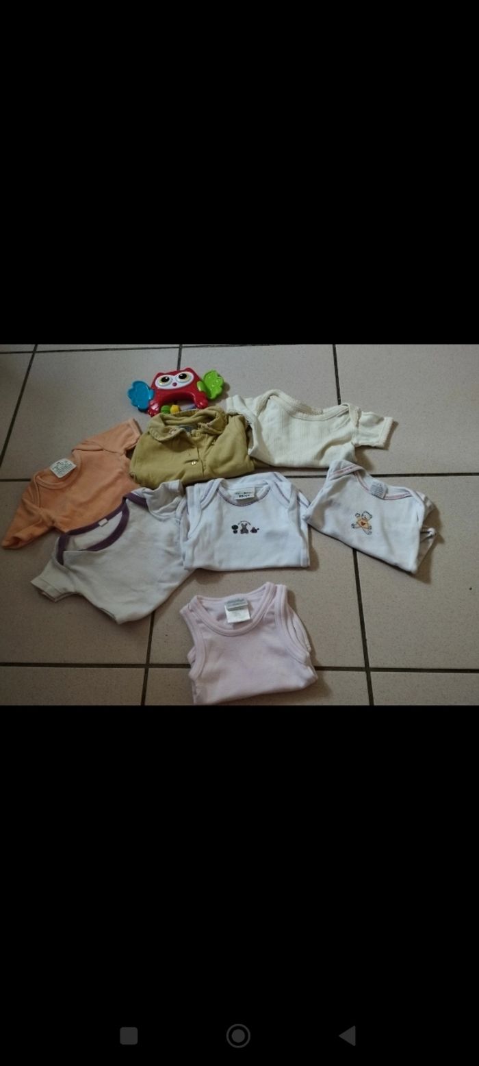 Lot de 7 bodies fille 3m