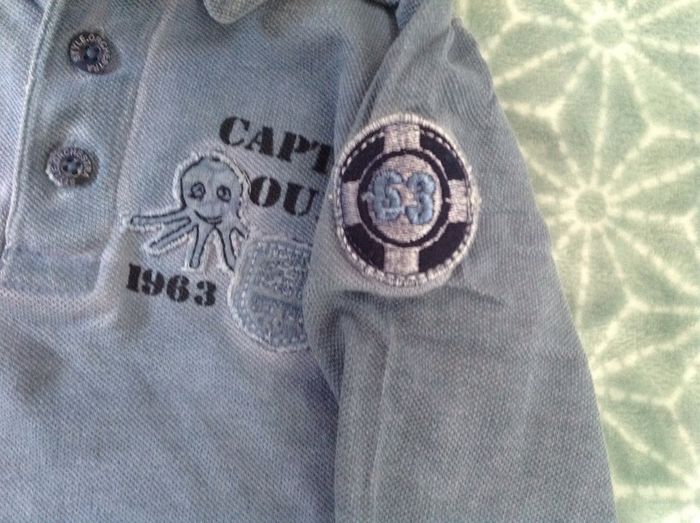 Polo manches longues bleu Orchestra - 6 mois - photo numéro 3