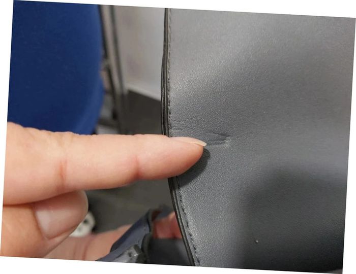 Sac à main / pochette gris souris - photo numéro 5