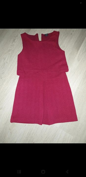 Robe bordeaux 8 ans matelassée