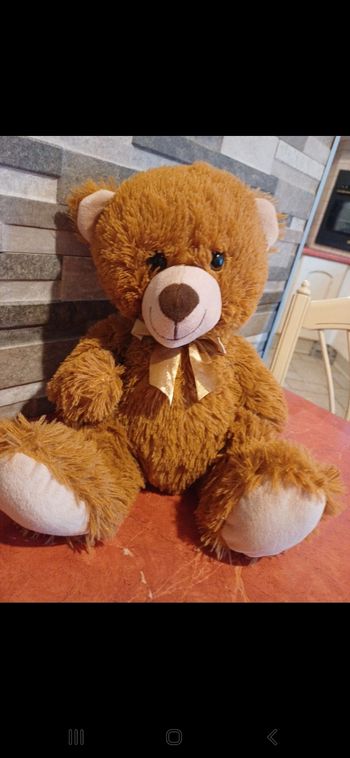 Peluche ours marron