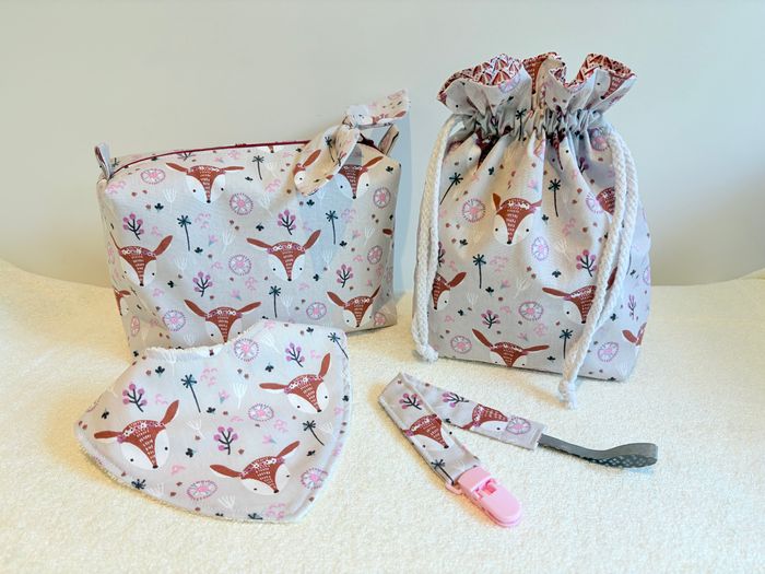 Lot de naissance / bébé Motifs Biches - photo numéro 4