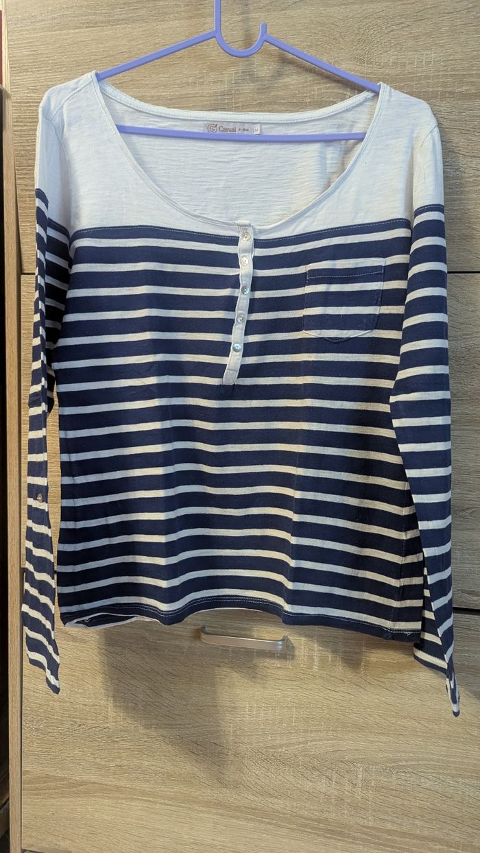 T shirt manche longue ou 3/4