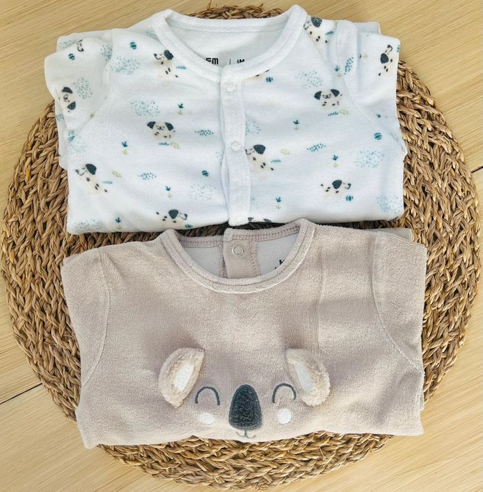 Lot 2 dors-bien velours