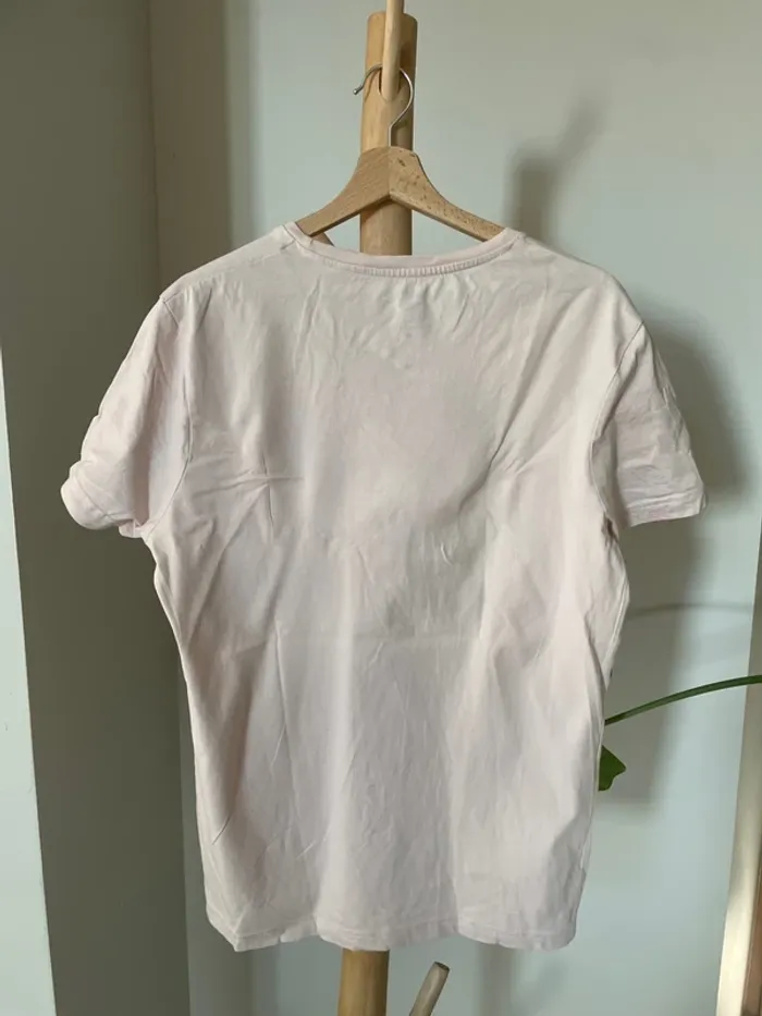 Tee-shirt rose pale imprimé - photo numéro 4