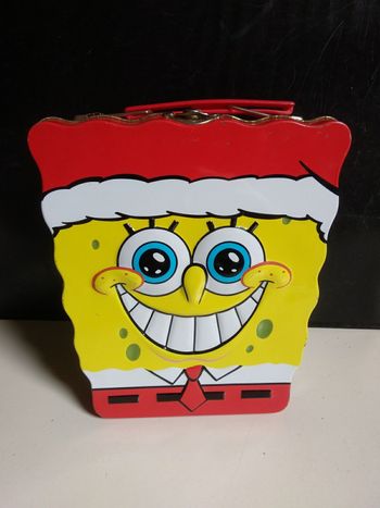 Boîte Bob l'éponge Kinder Noël 2005