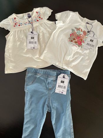 Ensemble bébé fille 6 mois Sergent Major