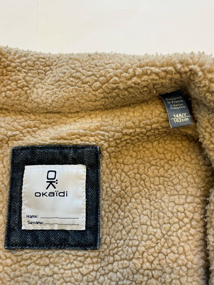 veste en jean en moumoute 14 ans - photo numéro 2