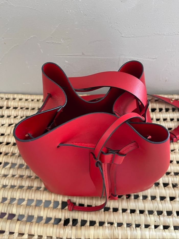 Sac sceau en similicuir rouge - Jennyfer - photo numéro 3