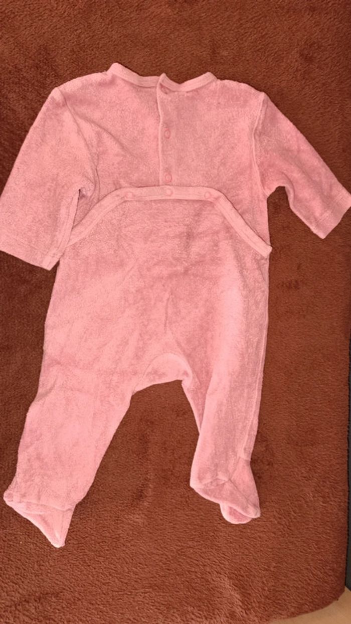 Pyjama velours lapin 3 mois - photo numéro 8