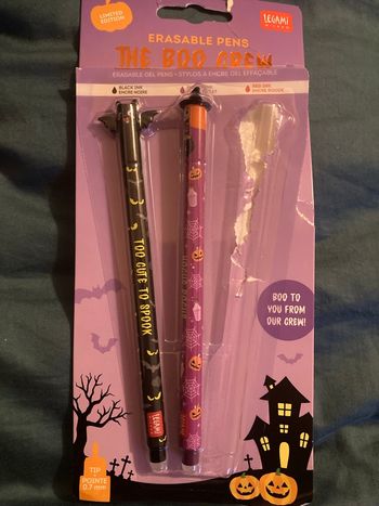 2 stylos Legami Halloween 2024 neufs