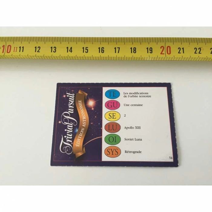 Pièce détachée jeu de société Trivial pursuit édition astronomie - photo numéro 8