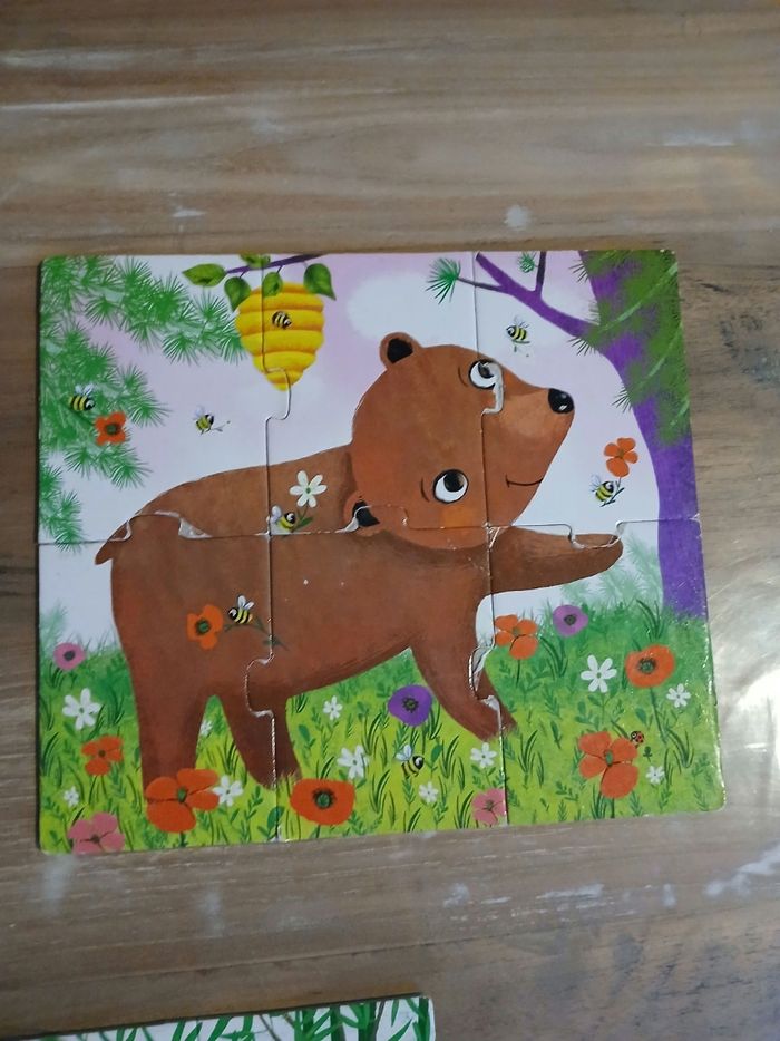 Mes 1er puzzle animaux ours - photo numéro 5