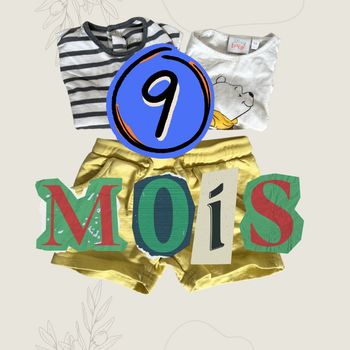 Lot bébé printemps été 9 mois