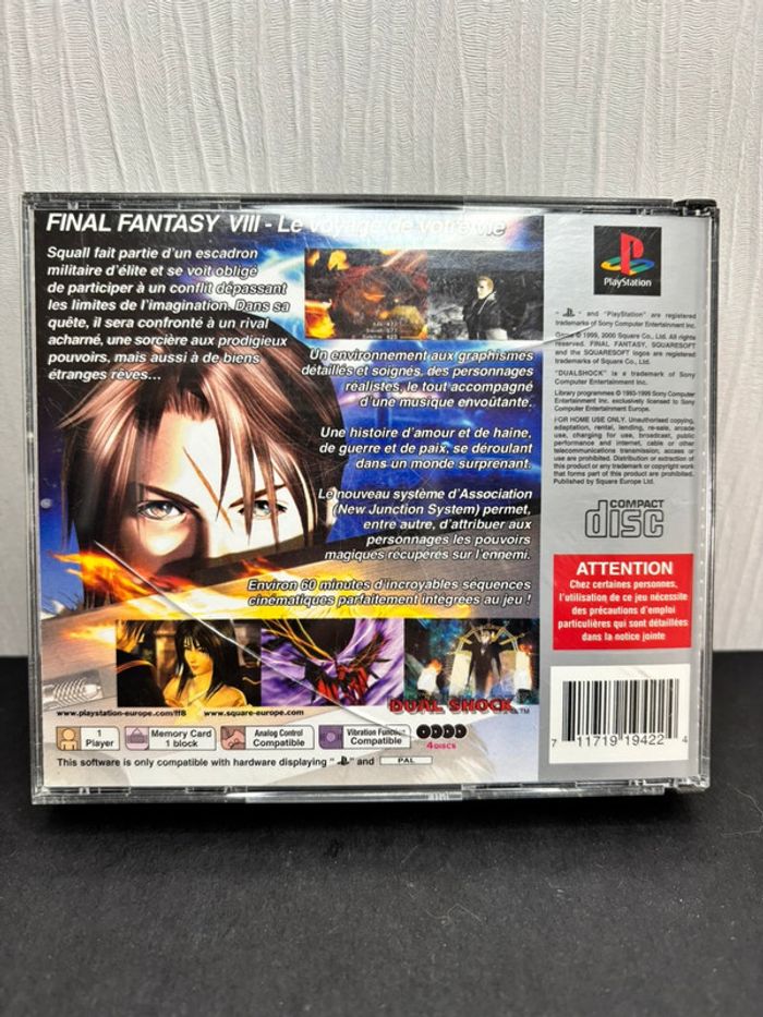 Jeux Sony PlayStation 1 PS1 final fantasy 8 FF PAL - photo numéro 2