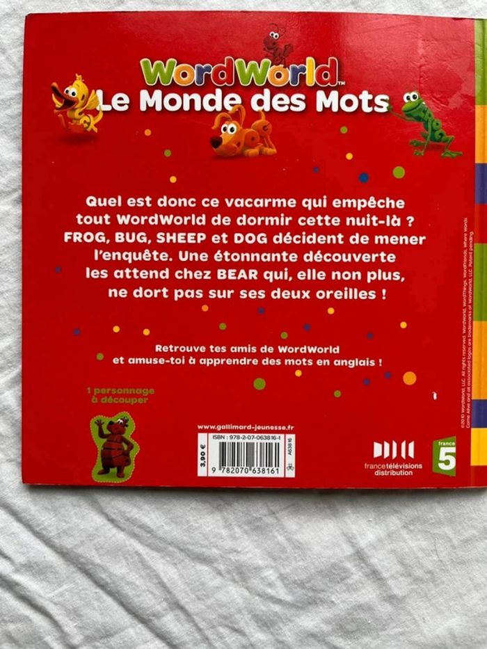 World Word le monde des mots Bear a peur du noir - photo numéro 6