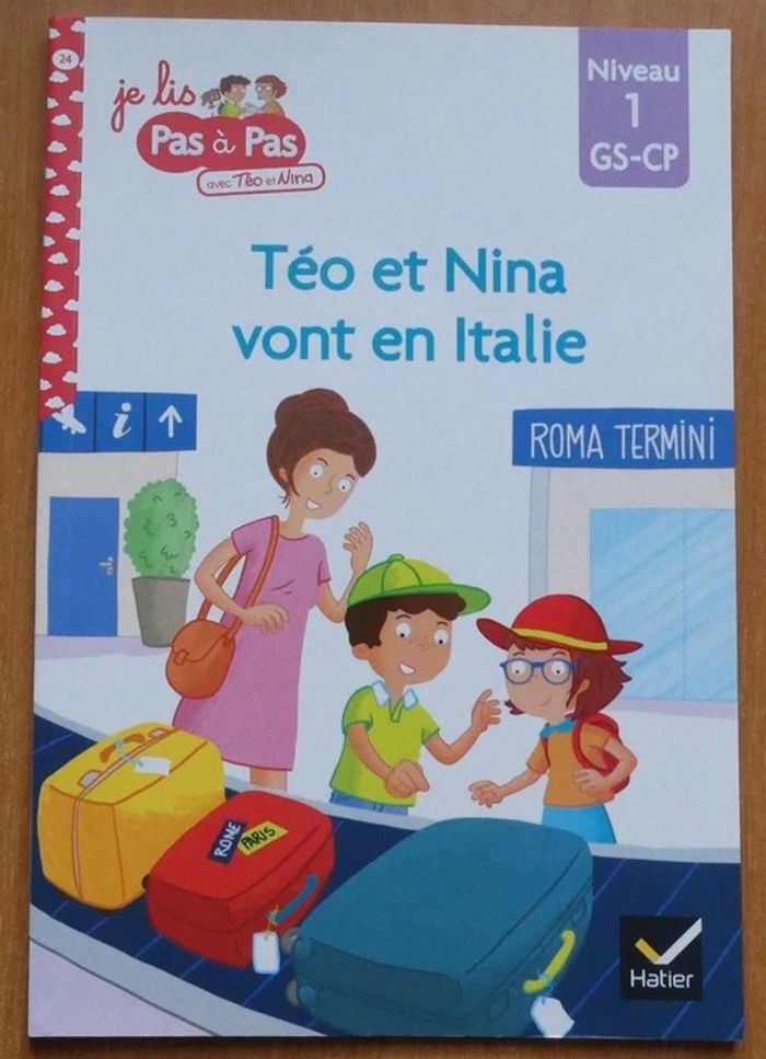 Téo et Nina vont en Italie livre GS/CP
