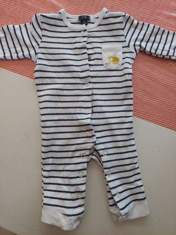 Combinaison 6mois coton kiabi