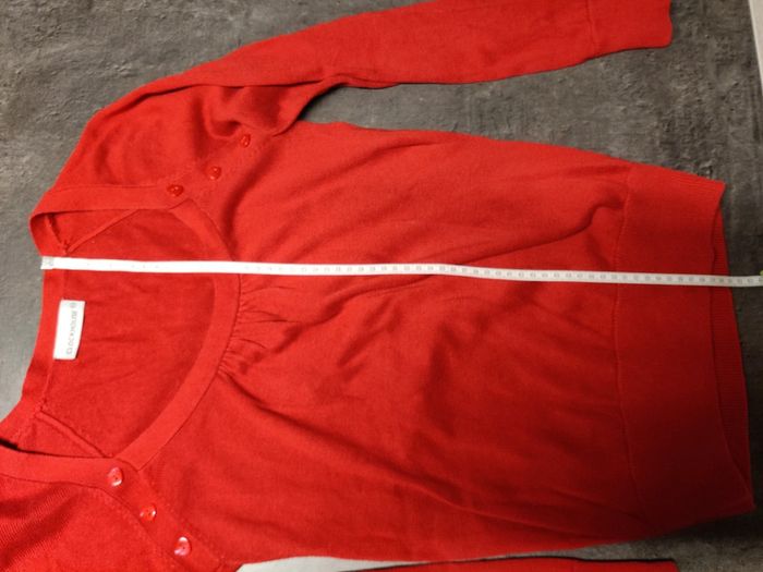 Pull fantaisie rouge - photo numéro 5