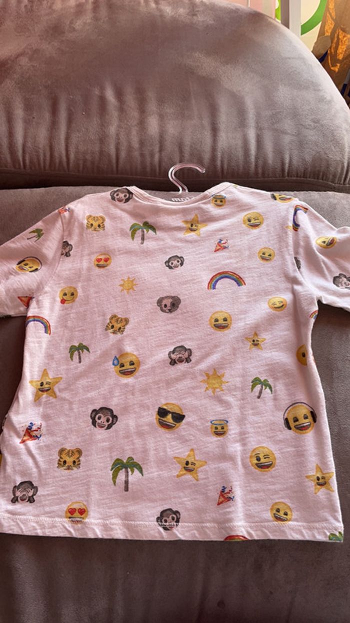 T-shirt manches courtes Zara Emoji 2-3 ans 98cm - photo numéro 2