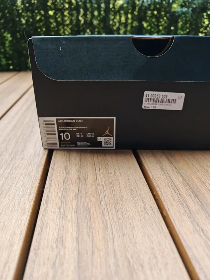 Air Jordan 1 Mid Black Starfish 44 - photo numéro 10