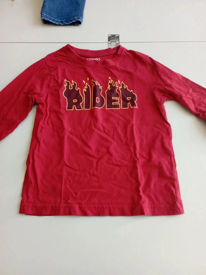 Tee-shirt manches longues rider in extenso 6 ans