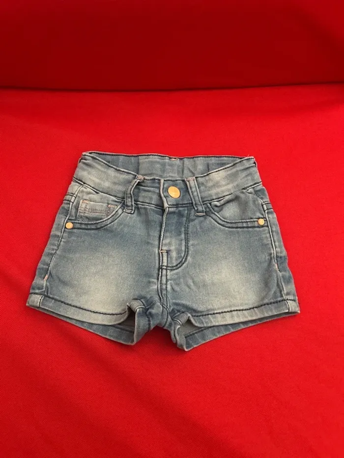 Short en jean fille