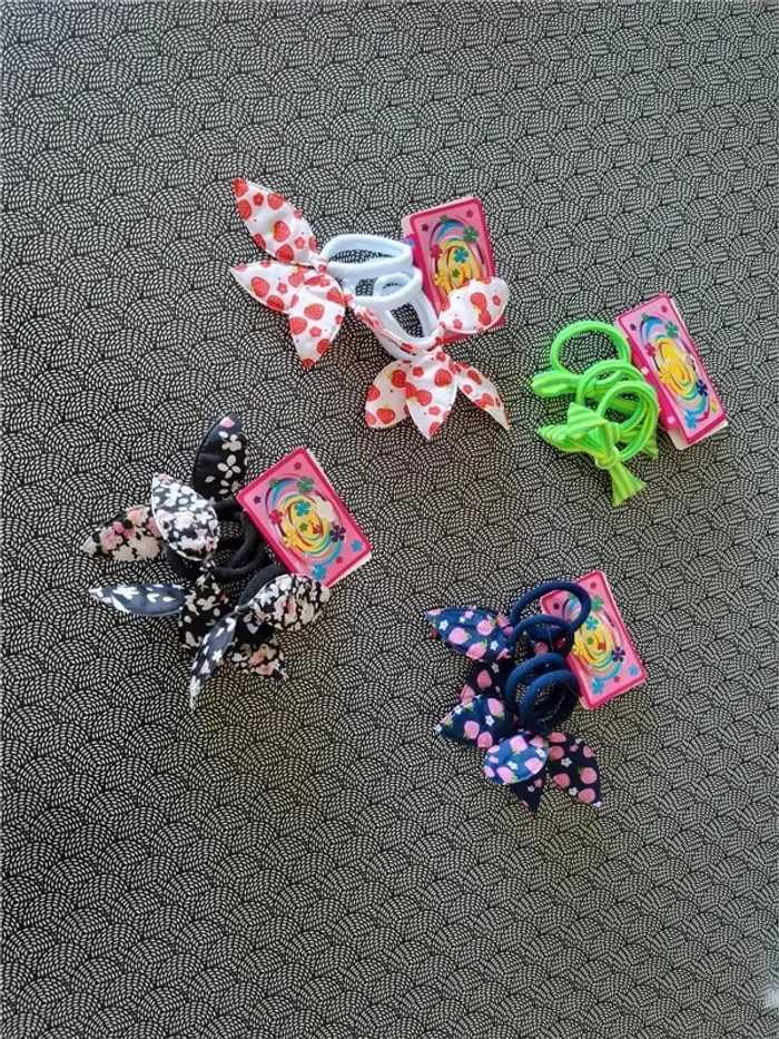 Lot elastique fillette