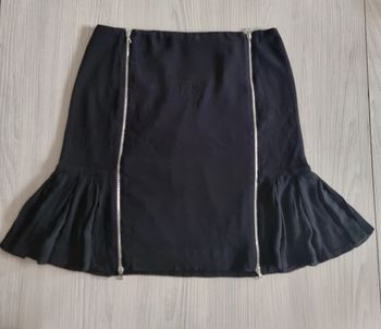 Jupe volantée noire - Sandro - Taille 2