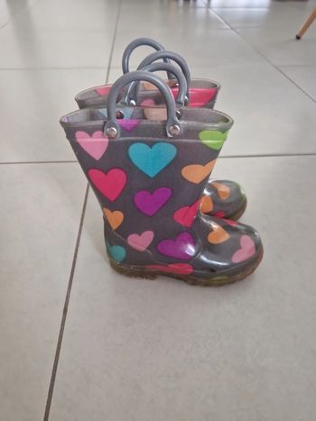 Bottes de pluie taille 24