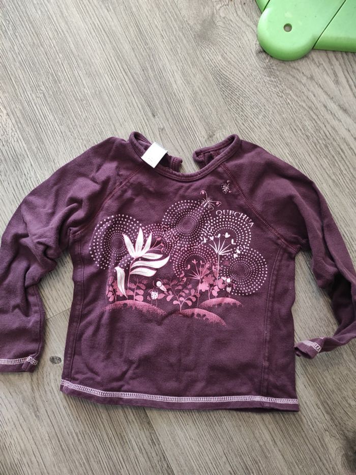 Tee shirt manches longues 3 ans Quechua
