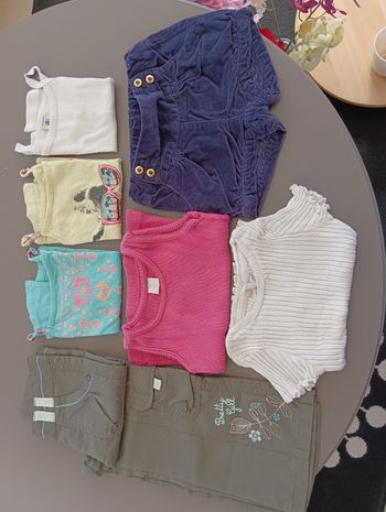 Lot tee shirts et short 3 ans 